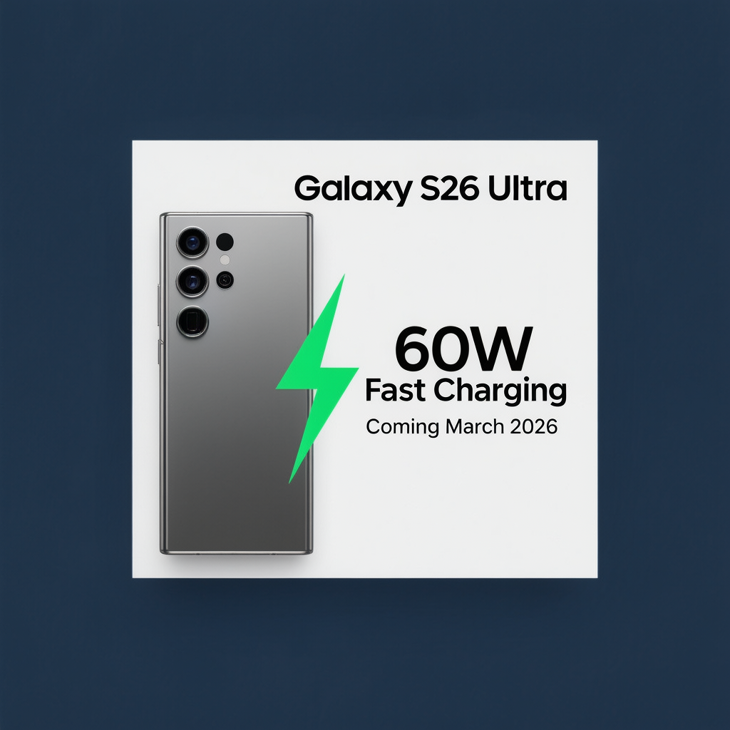 Galaxy S26 Ultra: Faster 60W Charging Speed Upgrade Confirmed Amid Delayed Launch